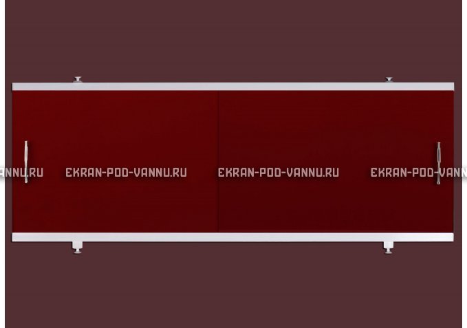 Экран EUROPLEX Универсал бордо под трубы – купить по цене 6250 руб. в интернет-магазине в городе Тула картинка 1