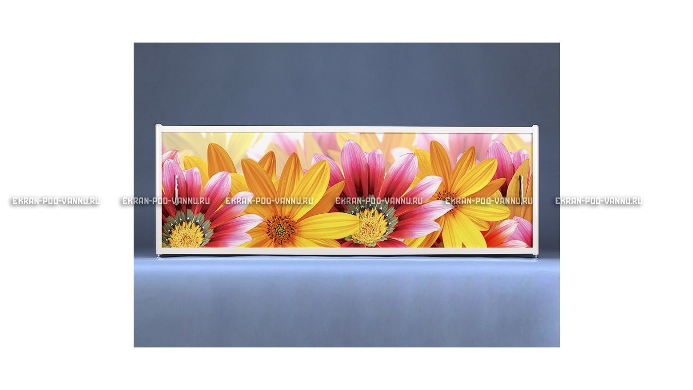 Раздвижной ФОТО экран - Flowers – купить по цене 8500 руб. в интернет-магазине в городе Тула картинка 6