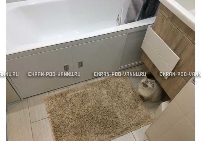 Экран из МДФ EMMY Монро 130 в алюминиевой раме – купить по цене 6750 руб. в интернет-магазине в городе Тула картинка 2