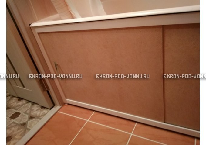 Раздвижной экран EUROPLEX Комфорт бежевый – купить по цене 6750 руб. в интернет-магазине в городе Тула картинка 2