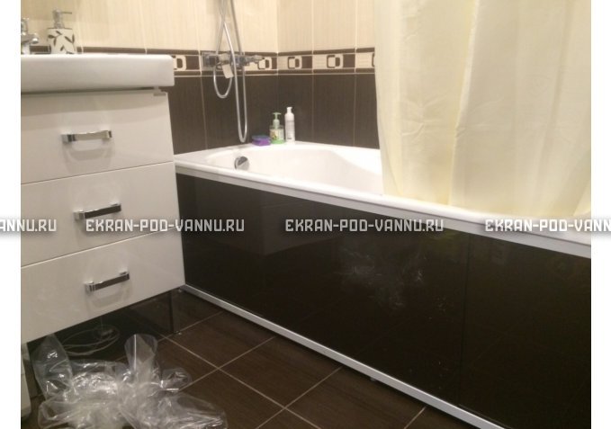 Раздвижной экран EUROPLEX Комфорт шоколад – купить по цене 6750 руб. в интернет-магазине в городе Тула картинка 3