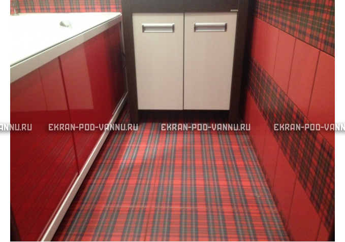 Экран раздвижной EUROPLEX Комфорт красный – купить по цене 6250 руб. в интернет-магазине в городе Тула картинка 3