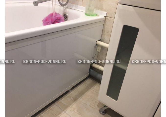 Экран под трубы EUROPLEX Универсал белый высокий – купить по цене 6550 руб. в интернет-магазине в городе Тула картинка 1