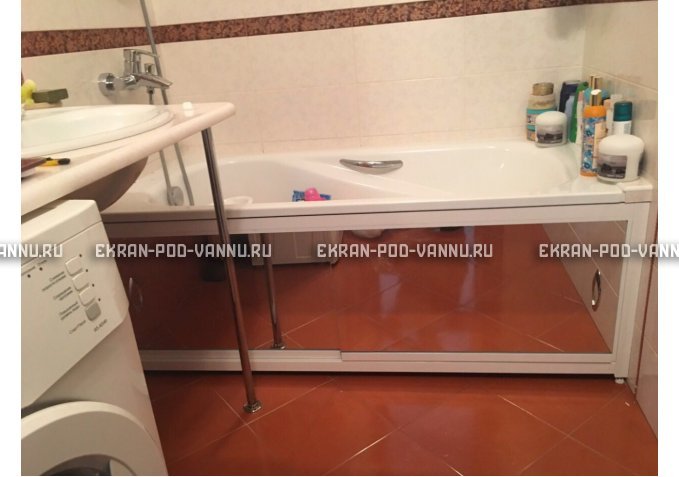 Раздвижной экран EUROPLEX Роликс Зеркальный – купить по цене 9700 руб. в интернет-магазине в городе Тула картинка 10