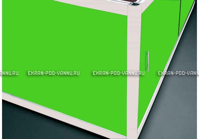 Торцевой экран EUROPLEX Комфорт салатовый – купить по цене 8760 руб. в интернет-магазине в городе Тула картинка 1