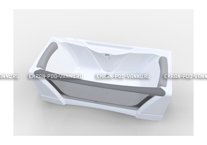 Прозрачная ванна 1MarKa Dolce Vita 180x80 – купить по цене 43200 руб. в интернет-магазине в городе Тула картинка 2