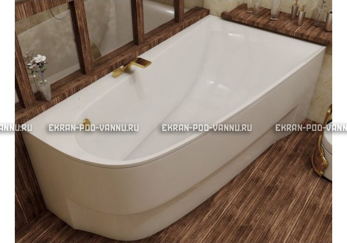 Акриловая ванна Vayer Boomerang 170x90 – купить по цене 47600 руб. в интернет-магазине в городе Тула картинка 1