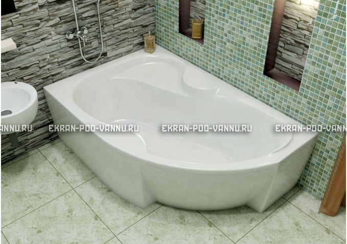 Акриловая ванна Vayer Azalia 170x105 – купить по цене 28800 руб. в интернет-магазине в городе Тула картинка 1