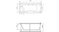 Акриловая ванна Relisan Loara 180x80 – купить по цене 23580 руб. в интернет-магазине в городе Тула картинка 17