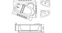 Акриловая ванна Relisan Ariadna 160x105 – купить по цене 24950 руб. в интернет-магазине в городе Тула картинка 13