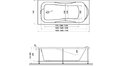 Акриловая ванна Relisan Elvira 170x75 – купить по цене 16160 руб. в интернет-магазине в городе Тула картинка 13