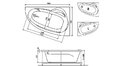 Акриловая ванна Relisan Zoya 150x95 – купить по цене 19230 руб. в интернет-магазине в городе Тула картинка 13