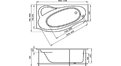 Акриловая ванна 1MarKa Gracia 170x100 – купить по цене 20270 руб. в интернет-магазине в городе Тула картинка 17