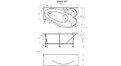 Акриловая ванна 1MarKa Gracia 160x95 – купить по цене 20300 руб. в интернет-магазине в городе Тула картинка 17