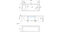Акриловая ванна 1MarKa Modern 120x70 – купить по цене 7600 руб. в интернет-магазине в городе Тула картинка 17