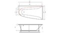 Акриловая ванна Vayer Boomerang 180x100 – купить по цене 53030 руб. в интернет-магазине в городе Тула картинка 18