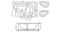 Акриловая ванна Vayer Ismena 160x105 – купить по цене 28350 руб. в интернет-магазине в городе Тула картинка 21